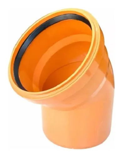 CODO PVC 45° PARA DRENAJE 6"