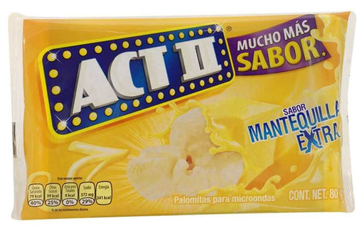 ACT II EXTRA MANTEQUILLA 87 G