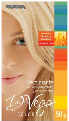 D.DE LA VEGA DECOLORANTE EN POLVO 50 G