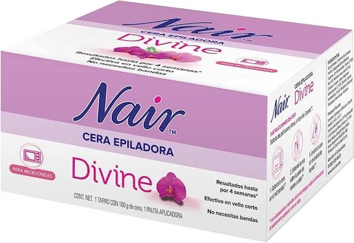 NAIR CERA EPILADORA CORPORAL DIVINE 100 G 