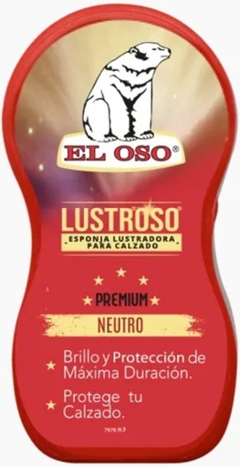 EL OSO LUSTROSO ESPONJA LUSTRADORA NEUTRO 