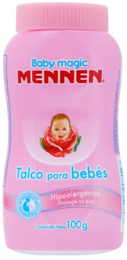 BABY MAGIC MENNEN TALCO PARA BEBE HIPOALERGENICO 100 G (ROSA)