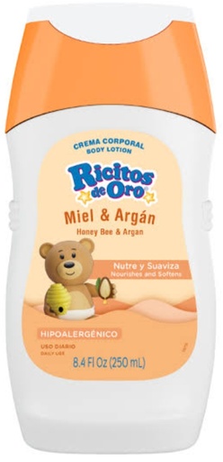 RICITOS DE ORO CREMA CORPORAL MIEL Y ARGAN 250 ML 