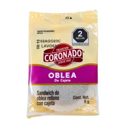 CORONADO OBLEA DE CAJETA 14 G