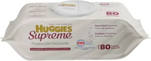 HUGGIES SUPREME 80 TOALLITAS HUMEDAS