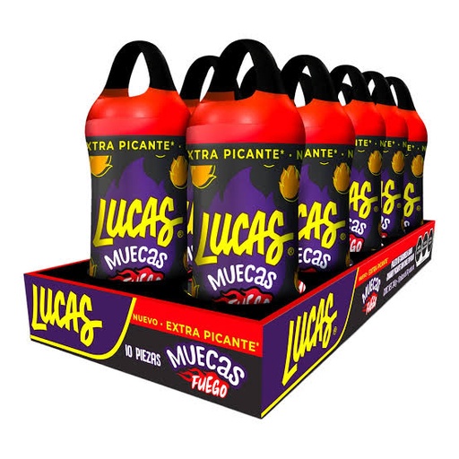 LUCAS MUECAS FUEGO 10 PIEZAS
