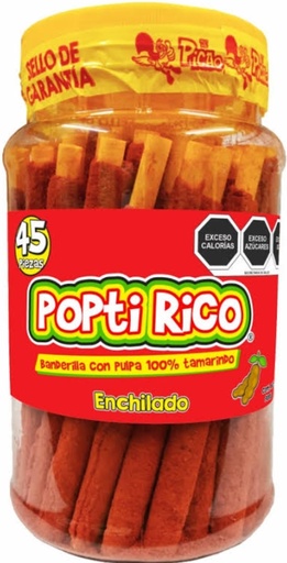 MINI POPTI RICO ENCHILADO 50 PIEZAS