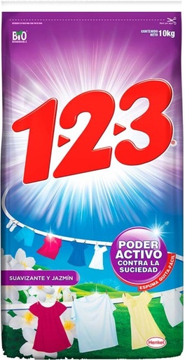 123 DETERGENTE 10 KG 