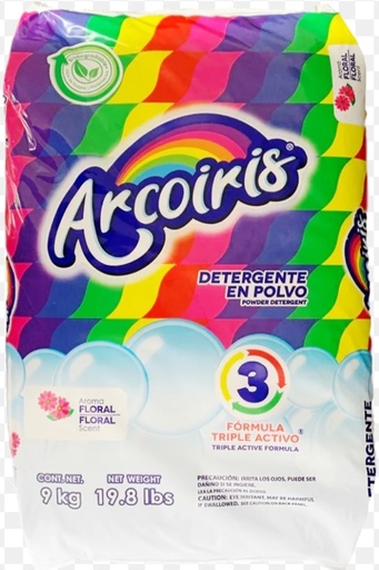 ARCOIRIS DETERGENTE 9 KG