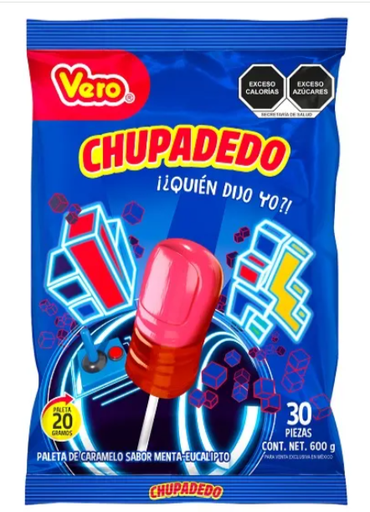 VERO CHUPADEDO 30 PIEZAS 