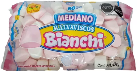 BIANCHI MALVAVISCOS MEDIANO 400 G / 80 PIEZAS APROXIMADAMENTE 724869003315