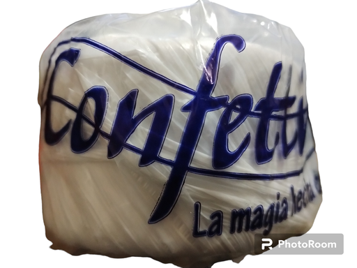 CONFETTI RAFIA BLANCA