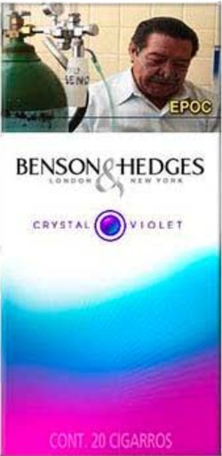 BENSON HEDGES CRISTAL VIOLET 20 CIGARROS 