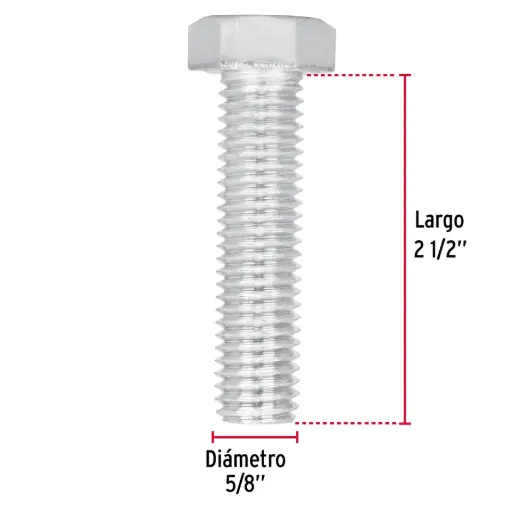 TORNILLO 5/8" X 2-1/2" (TO23)