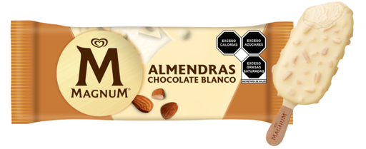 MAGNUM ALMENDRAS CHOCOLATE BLANCO 90 ML