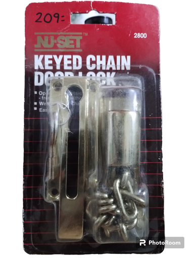 CERRADURA KEYED CHAIN DOOR LOCK (2800)