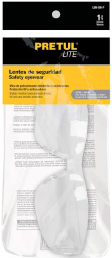 LENTES DE SEGURIDAD TRANSPARENTES PRETUL LITE (20401) 