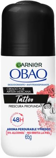 OBAO TATTOO FRESCO Y FLORAL DESODORANTE + ANTITRANSPIRANTE 65 G
