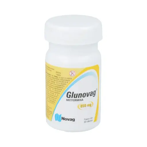 METFORMINA 850 MG 30 TABLETAS