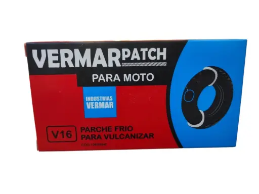 VERMAR PATCH PARA MOTOCICLETA PARCHE FRIO PARA VULCANIZAR V16 (10600045)