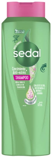SEDAL SHAMPOO CRECIMIENTO ANTI-ESTRES 620 ML