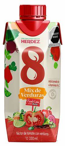 HERDEZ 8 MIX DE VERDURAS PICANTE-LIMON 330 ML
