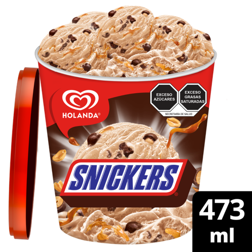 HELADO SNICKERS 473 ML