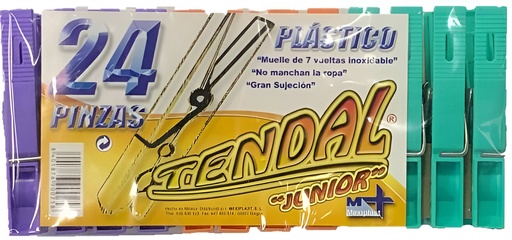 TENDAL 24 PINZAS/BROCHES PARA ROPA