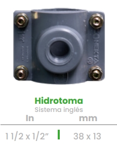 (CONEKTA) HIDROTOMA 1-1/2" X 1/2"