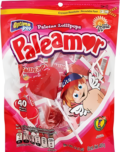 DULCES MARA PALEAMOR 320 G / 40 PALETAS (766902003227)