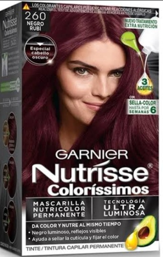 TINTE NUTRISSE #260 NEGRO RUBI