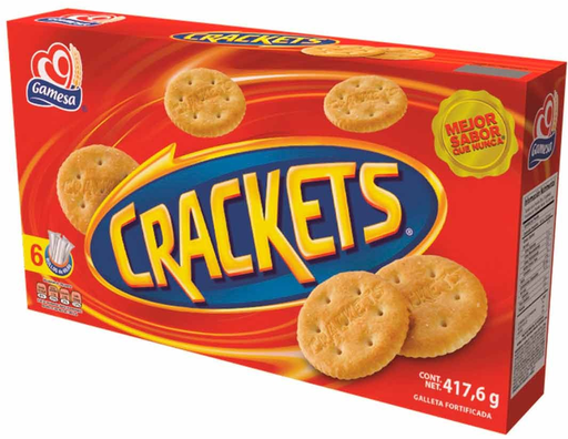 CRACKETS 6 ROLLOS 417.6 G