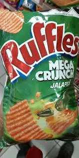 RUFFLES MEGA CRUNCH JALAPEÑO 185 G