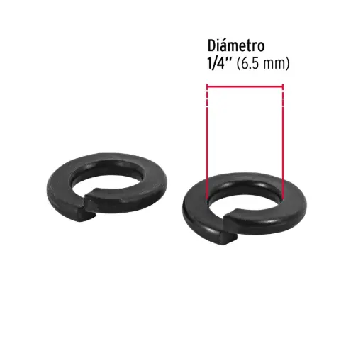 GUASA/ARANDELA DE PRESION 1/4" (GUP9)