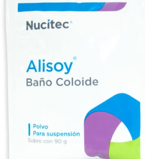 ALISOY BAÑO COLOIDE POLIVIDONA 1.8 G/HARINA DE SOYA 86.85 G/90G 90 G