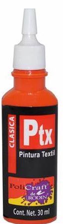 PTX PINTURA TEXTIL NARANJA #605 30 ML