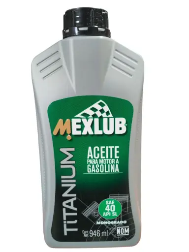 BARDAHL MEXLUB TITANIUM ACEITE PARA GASOLINA MONOGRADO SAE 40 API SL 946 ML 7503003601425