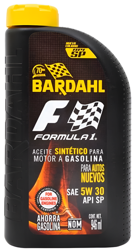 BARDAHL ACEITE PARA GASOLINA SINTETICO SAE 5W-30 API SP 946 ML 7501087501662
