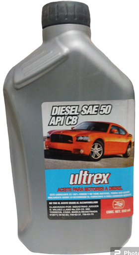 ULTREX ACEITE PARA DIESEL SAE 50 850 ML