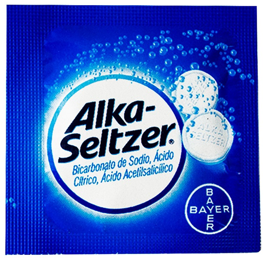 ALKA-SELTZER BICARBONATO DE SODIO 1.976 G/ACIDO CITRICO 1 G/ACIDO ACETILSALICILICO 0.324 G (INDIVIDUAL)