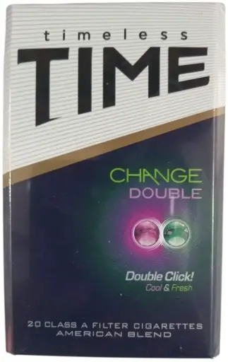 TIME CHANGE DOUBLE COOL & FRESH 20 CIGARROS 