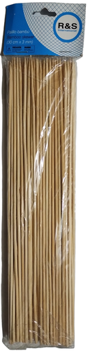 R & S INTERNATIONAL PALILLOS DE BAMBU 30 CM X 3 MM