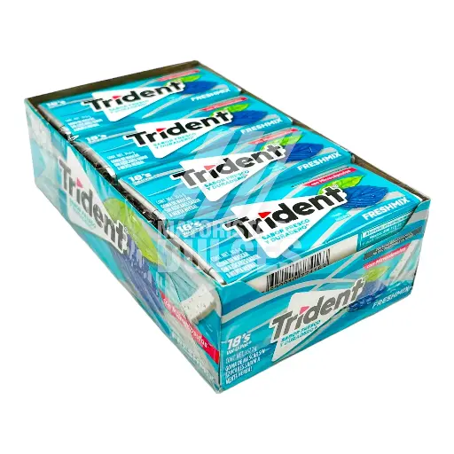 TRIDENT 18'S FRESHMIX VAL-U-PAK 12 PIEZAS (7622210774149)