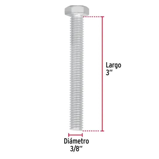 TORNILLO 3/8" X 3" (TO7)