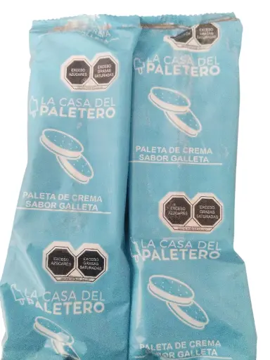 XLCP PALETA DE CREMA SABOR GALLETA