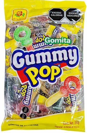 GUMMY POP 350 G / 25 PIEZAS