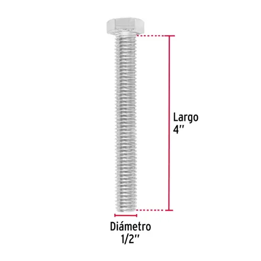 TORNILLO 1/2" X 4" (TO15)