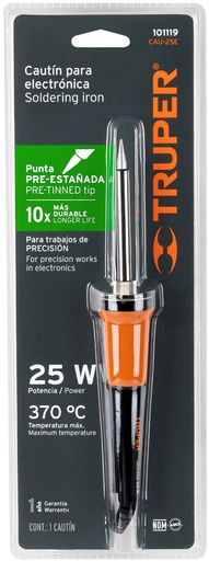 CAUTIN 25 W PROFESIONAL TIPO LAPIZ PARA ELECTRONICA TRUPER (101119)