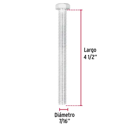 TORNILLO 7/16" X 4-1/2" (TO17)