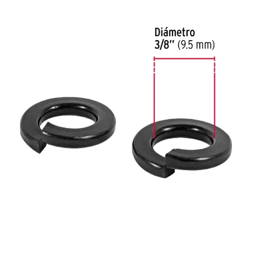 GUASA/ARANDELA DE PRESION 3/8" (GUP7)